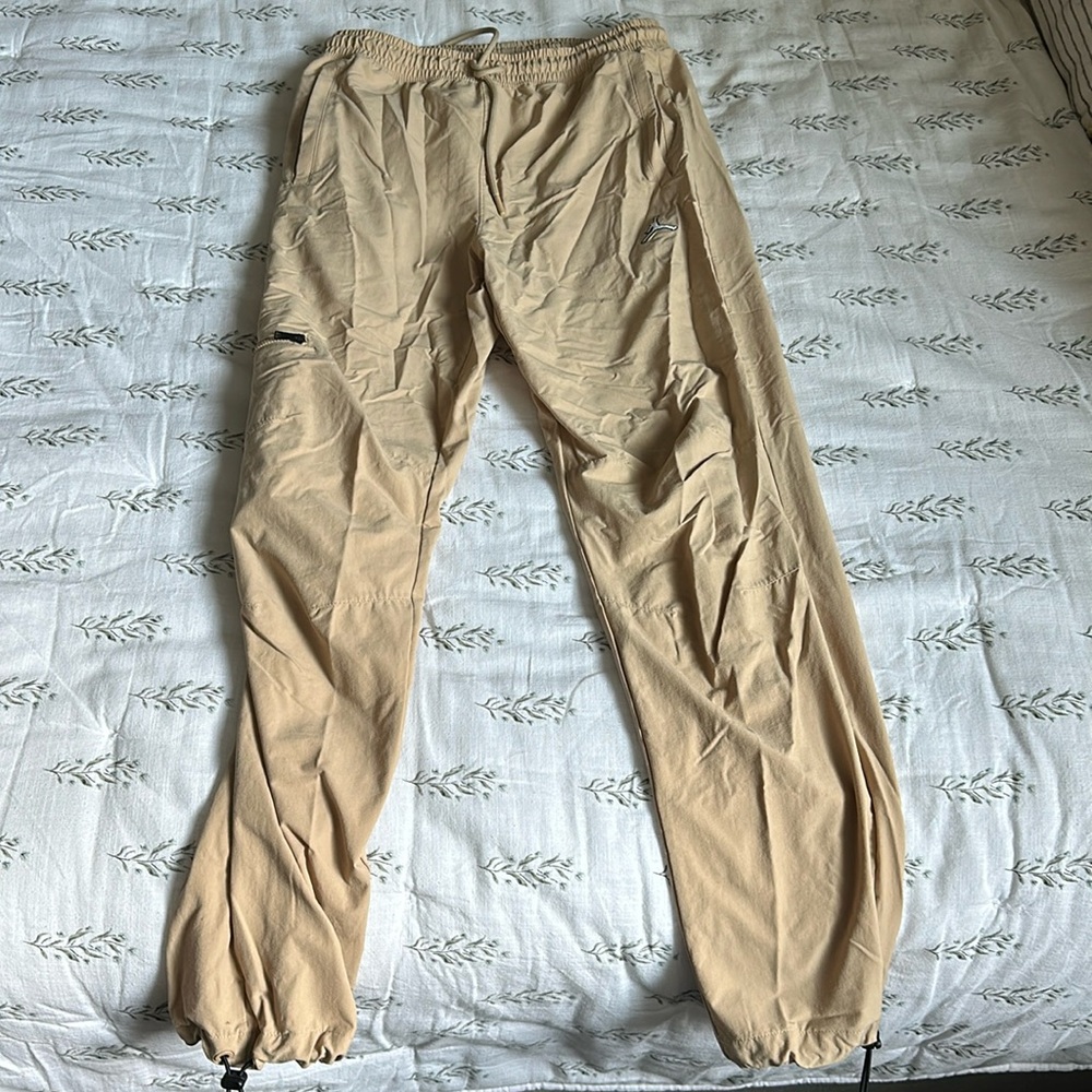 Jordan Essentials Woven Pants Tan DQ7509-277 Men's Size Small